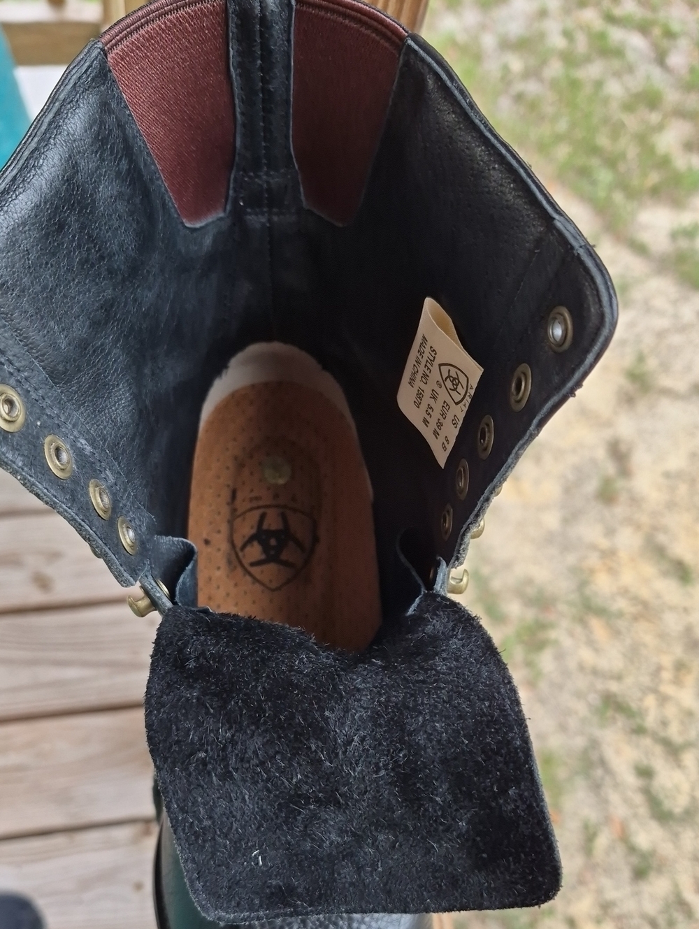 ARIAT LACE UP LADIES FASHION/WESTERN BOOTS - Picture 10 of 14